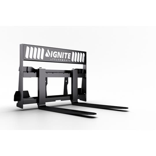 Ignite 42-Inch Standard Duty Pallet 2.5K Fork & Frame Combo for John Deere Loaders