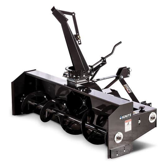 Ignite 50-Inch 3-Point Snow Blower for Tractors